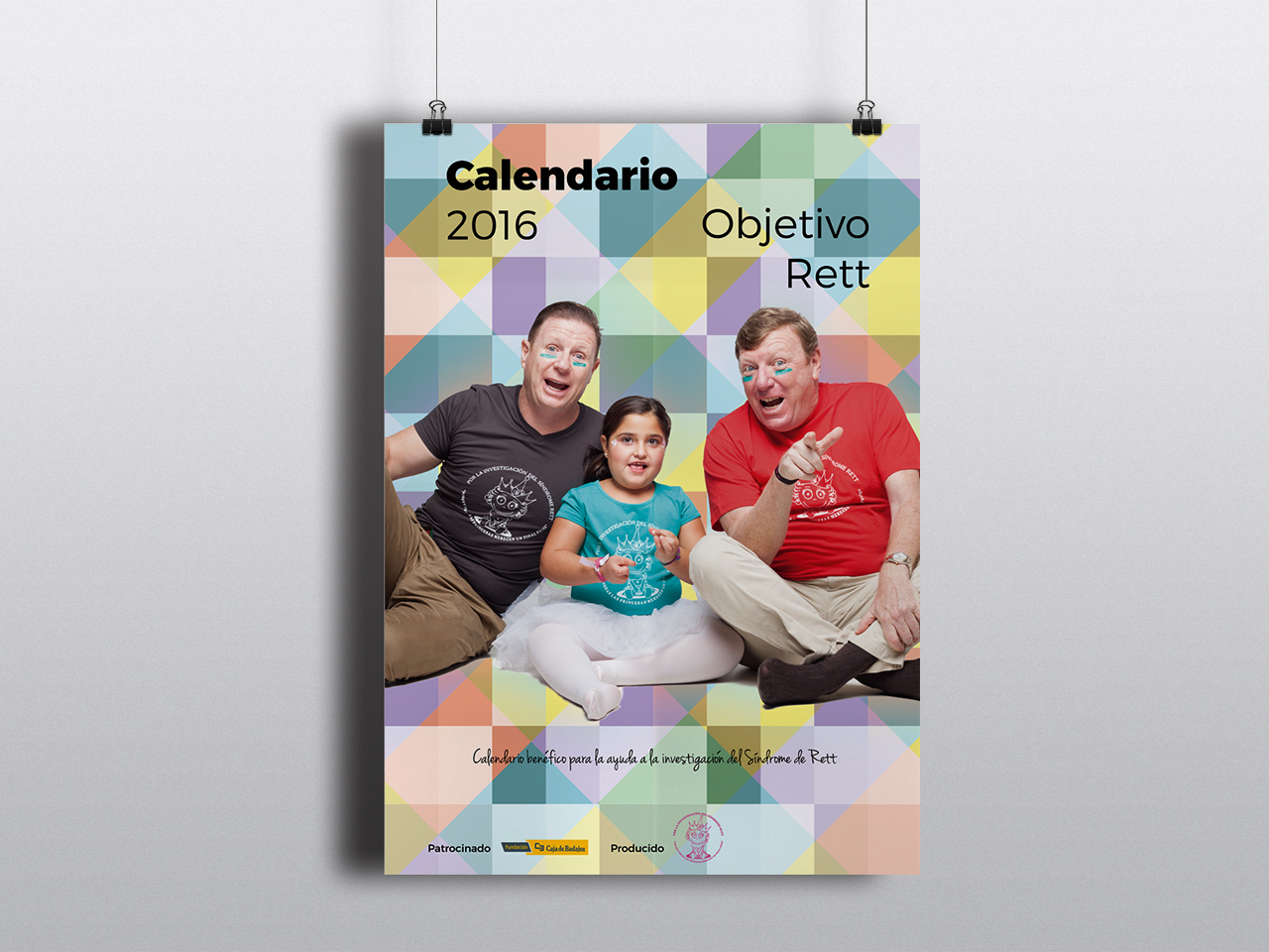 Diseño de calendario Objetivo Rett 2016